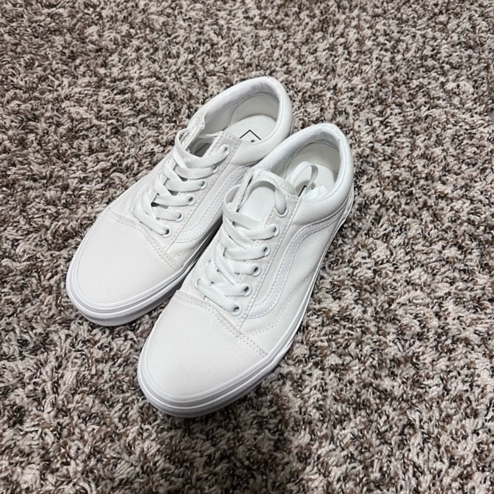 Vans Old Skool Skate - White Monochrome